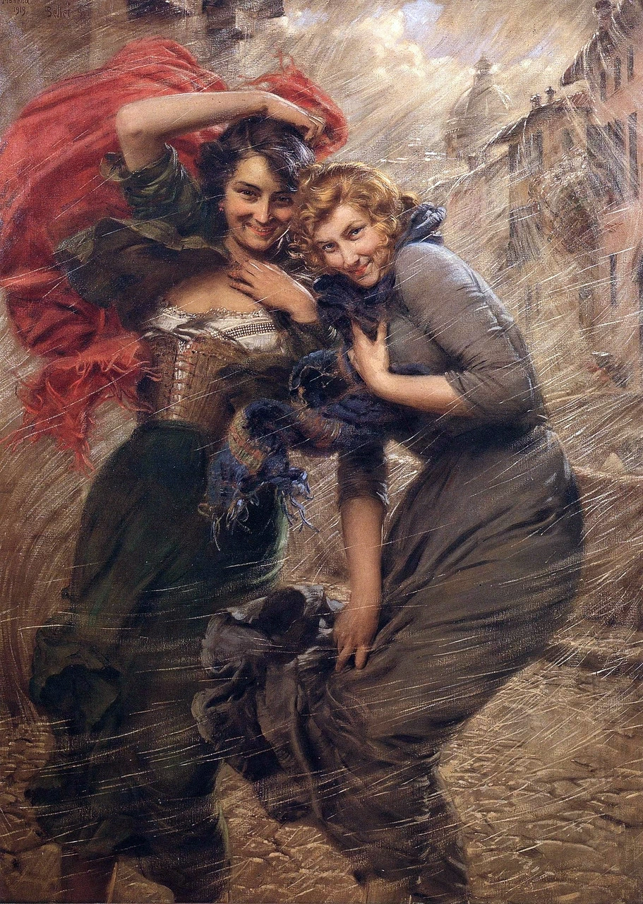 Giornata di pioggia, 1919 - Modena